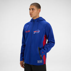 Green Bay Packers Combine Black Full-Zip Hoodie