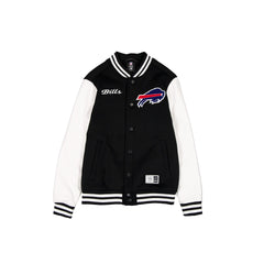 Buffalo Bills Black & White Varsity Jacket