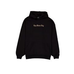 Detroit Tigers Gothic Lettering Black Hoodie