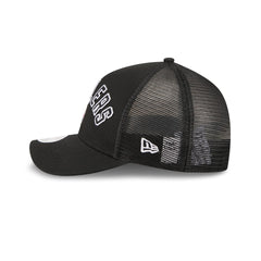Pittsburgh Steelers Sequin Wordmark Women's 9FORTY M-Crown A-Frame Trucker Hat