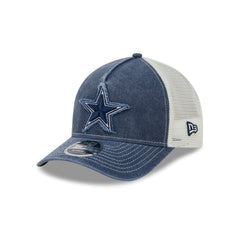 Dallas Cowboys Frayed Logo 9FORTY M-Crown A-Frame Trucker Hat