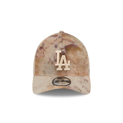 Los Angeles Dodgers Washed Nylon Brown 9TWENTY A-Frame Adjustable Hat