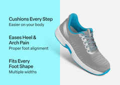 Kita Hands-Free - Gray/Turquoise