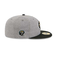 Jacksonville Jaguars Heather Gray Wool 59FIFTY Fitted Hat