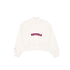 Buffalo Bills Women's Chrome White Quarter Zip