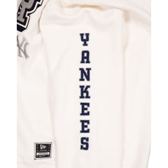 New York Yankees Women's Chrome White Varsity Crewneck