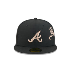 Atlanta Braves Gothic Lettering 59FIFTY Fitted Hat