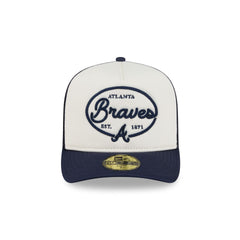 Atlanta Braves Chrome 59FIFTY Fitted Trucker Hat