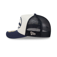 Atlanta Braves Chrome 59FIFTY Fitted Trucker Hat