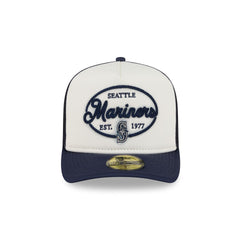 Seattle Mariners Chrome 59FIFTY Fitted Trucker Hat