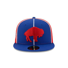 Buffalo Bills Two-Tone Pinwheel 59FIFTY Fitted Hat