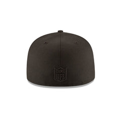 Atlanta Falcons Black On Black 59FIFTY Fitted Hat