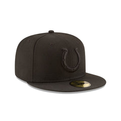 Indianapolis Colts Black On Black 59FIFTY Fitted Hat