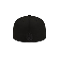 Washington Commanders Black On Black 59FIFTY Fitted Hat